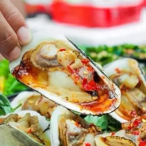 Hình ảnh Sò dẹo nướng mắm