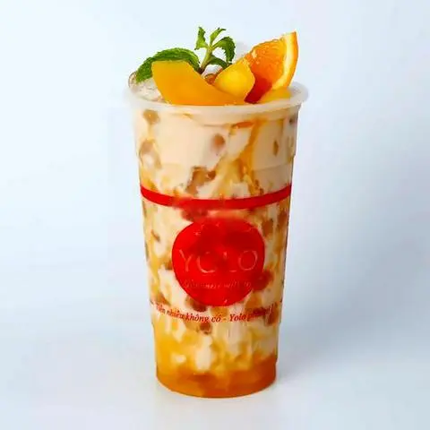 Hình ảnh Trà sữa cam đào - Size M