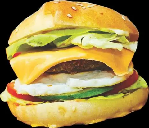 Hình ảnh Burger trứng phô mai