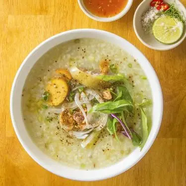 Hình ảnh Cháo lòng gà trứng non