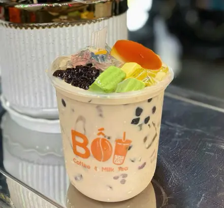 Hình ảnh Trà Sữa Truyền Thống Full Topping (ko flan)