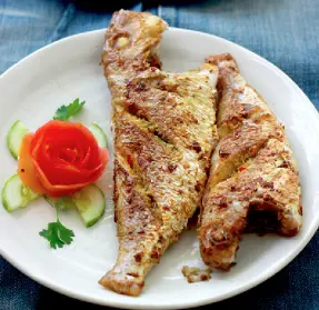 Hình ảnh Cơm cá hường chiên