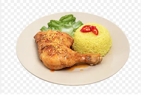 Hình ảnh Cơm đùi gà góc tư ( gà tươi 100%)