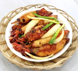 Hình ảnh Mực trứng chiên nước mắm