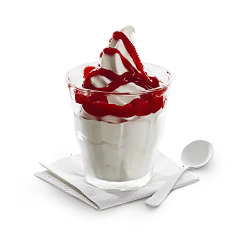 Hình ảnh Kem sundae dâu