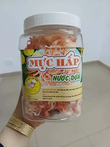 Hình ảnh Khô mực hấp nước dừa - 300gr