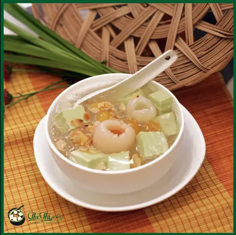 Hình ảnh Khúc bạch trà xanh bạch quả