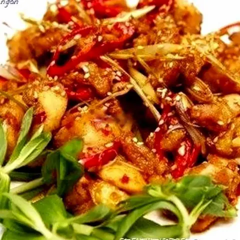 Hình ảnh Cơm gà kho - cơm thêm