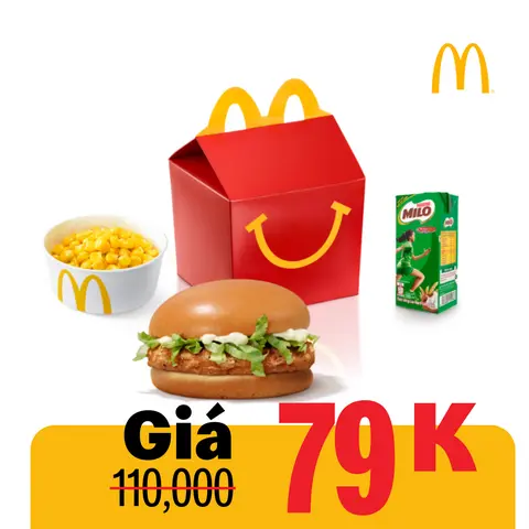 Hình ảnh Phần ăn cho bé Burger Gà - Kèm Đồ Chơi