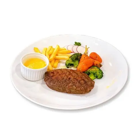 Hình ảnh Bò bít tết Việt sốt tiêu đen- beefsteak 