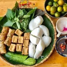 Hình ảnh Bún đậu chả giò