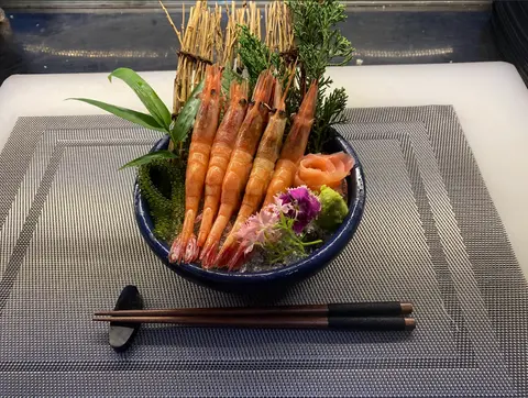 Hình ảnh Sashimi Tôm nhật