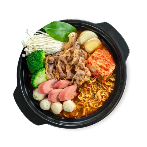 Hình ảnh Mì sincay bò nấu chín