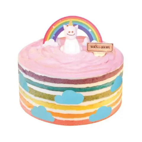 Hình ảnh Bánh kem Unicorn rainbow fresh 2