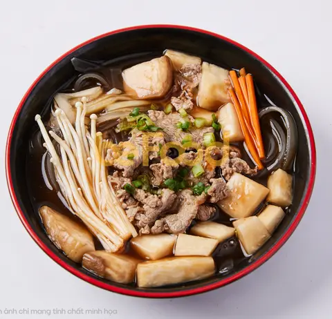 Hình ảnh Canh nấm thịt bò