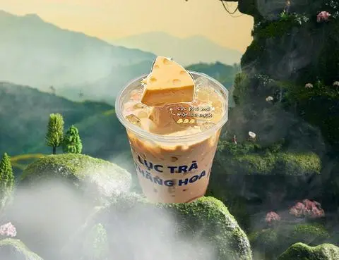 Hình ảnh Lục trà sữa phô mai mặn