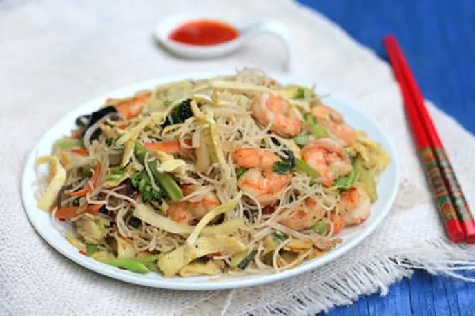 Hình ảnh Bún gạo xào hải sản