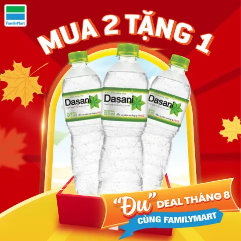 Hình ảnh Mua 2 Tặng 1 Dasani 510Ml