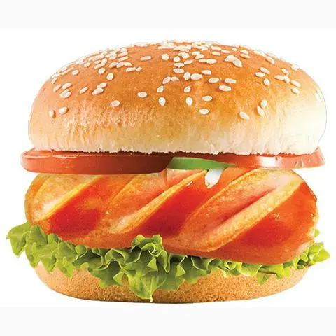 Hình ảnh Hamburger xúc xích
