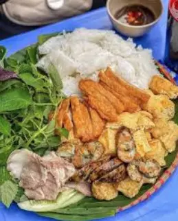 Hình ảnh Bún đậu chân giò - nem rán