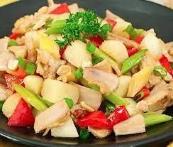 Hình ảnh Sụn gà xào rau củ
