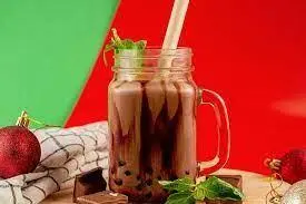 Hình ảnh Trà sữa socola bạc hà trân châu