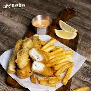 Hình ảnh Barramundi fish and chips
