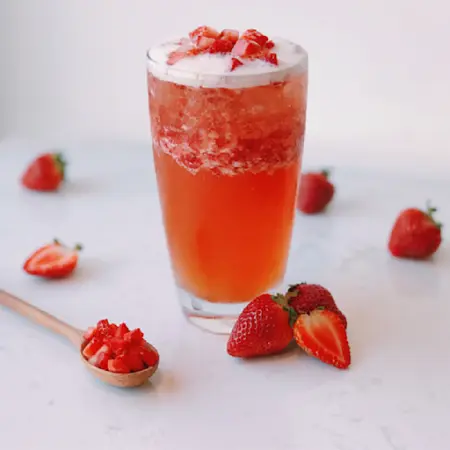 Hình ảnh Hồng trà dâu