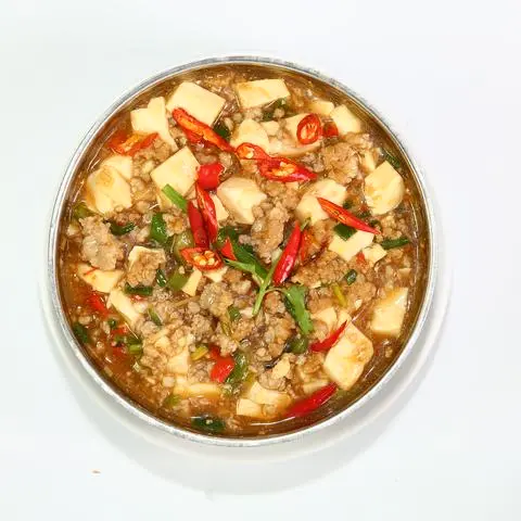 Hình ảnh Đậu hủ thịt bằm cay