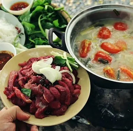 Hình ảnh Thịt tươi nhúng mẻ