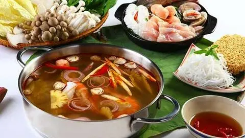 Hình ảnh Lẩu thác lác nấu nấm