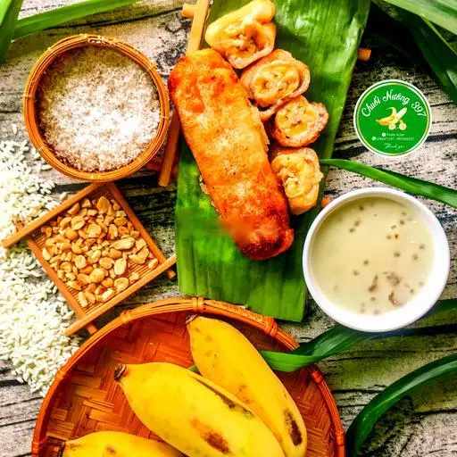 Hình ảnh Chuối nướng nếp