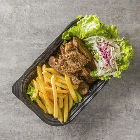 Hình ảnh Beefsteak 200g Bò Mỹ khoai tây chiên