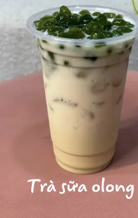 Hình ảnh Trà sữa ô long lài thạch sương sáo