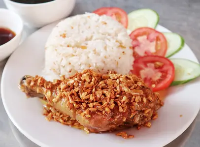 Hình ảnh Cơm đùi tỏi