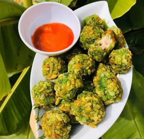 Hình ảnh Chả cá cốm xanh