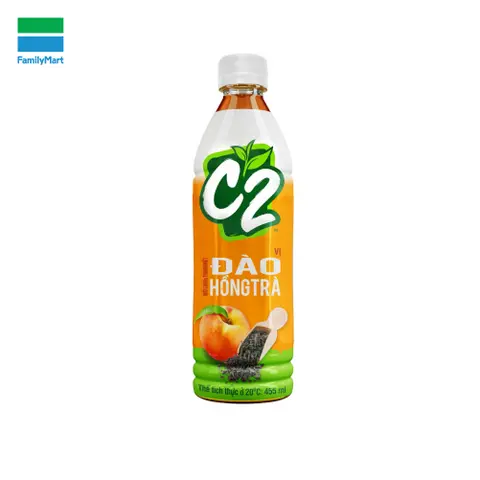 Hình ảnh Hồng Trà C2 Vị Đào 455Ml