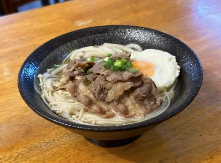 Hình ảnh Mì udon bò trứng - Beef udon