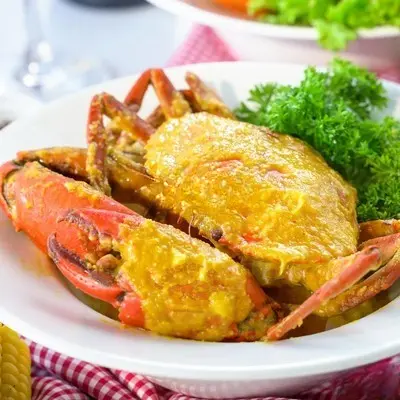 Hình ảnh Cua sốt trứng muối