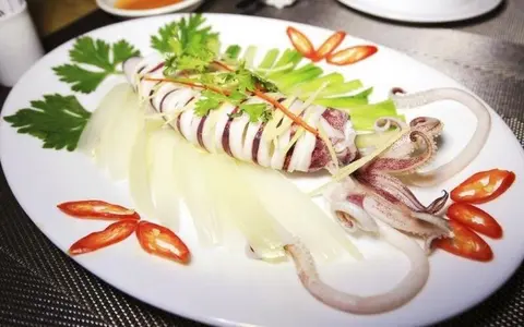 Hình ảnh Mực hấp gừng