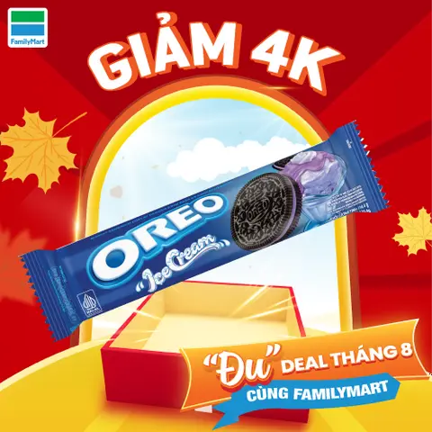 Hình ảnh Oreo Kem Lạnh Việt Quất 110.4G Giảm 4,000Đ