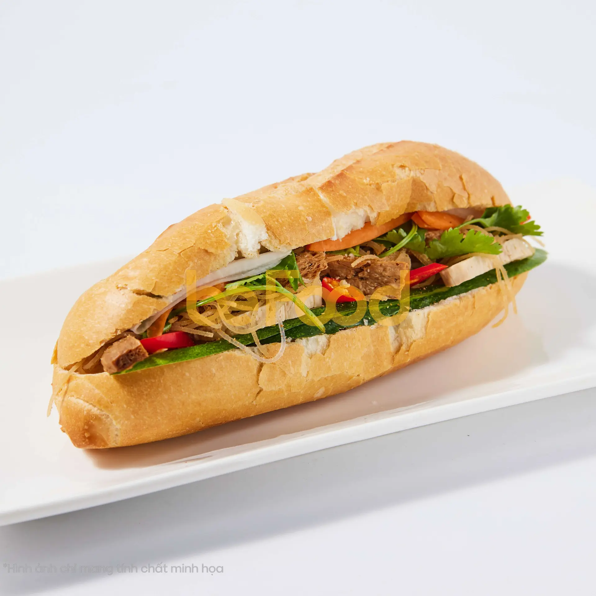 Hình ảnh Bánh mì thập cẩm nướng