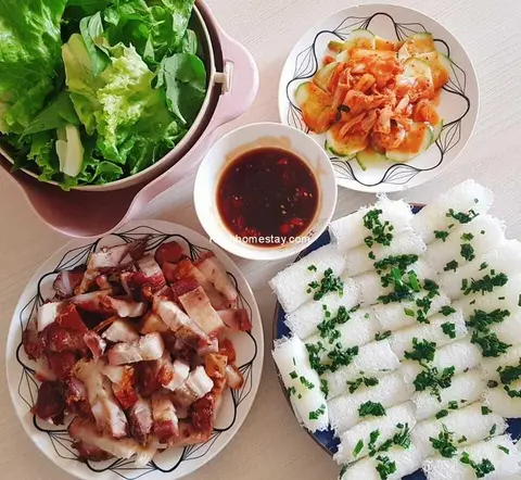 Hình ảnh Bánh hỏi heo quay