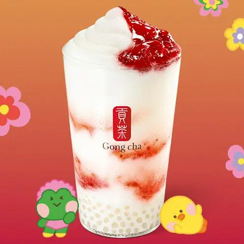 Hình ảnh Dâu Sữa Dừa Đá Xay Minini - M