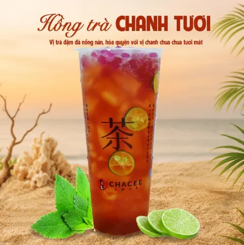 Hình ảnh Hồng trà chanh tươi