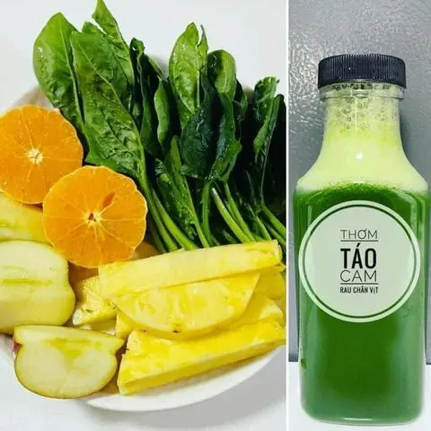 Hình ảnh Nước ép Cần tây - Táo - Thơm