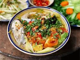Hình ảnh Cơm canh chua cá hú