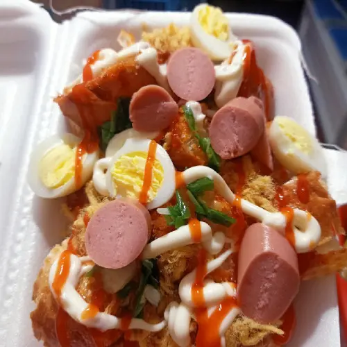 Hình ảnh Bánh mì nướng ăn là ghiền - cay