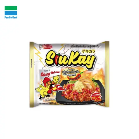 Hình ảnh Mì Siukay Vị Gà Cay Phô Mai 129G
