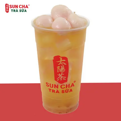 Hình ảnh Trà trái cây vải tươi lục ngạn 500ml